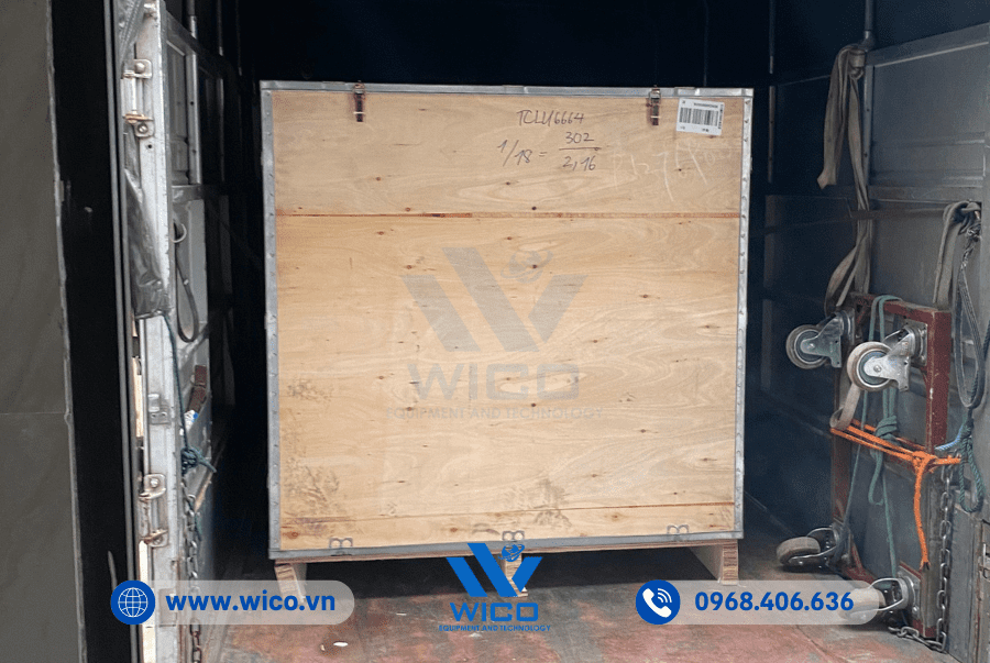 Bàn giao Bể rửa siêu âm JYD-610 tới Thạch Thất - Hà Nội