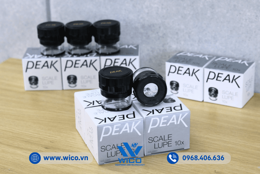 Một số hình ảnh thực tế Kính lúp Peak 1983-10x tại Văn phòng Wico