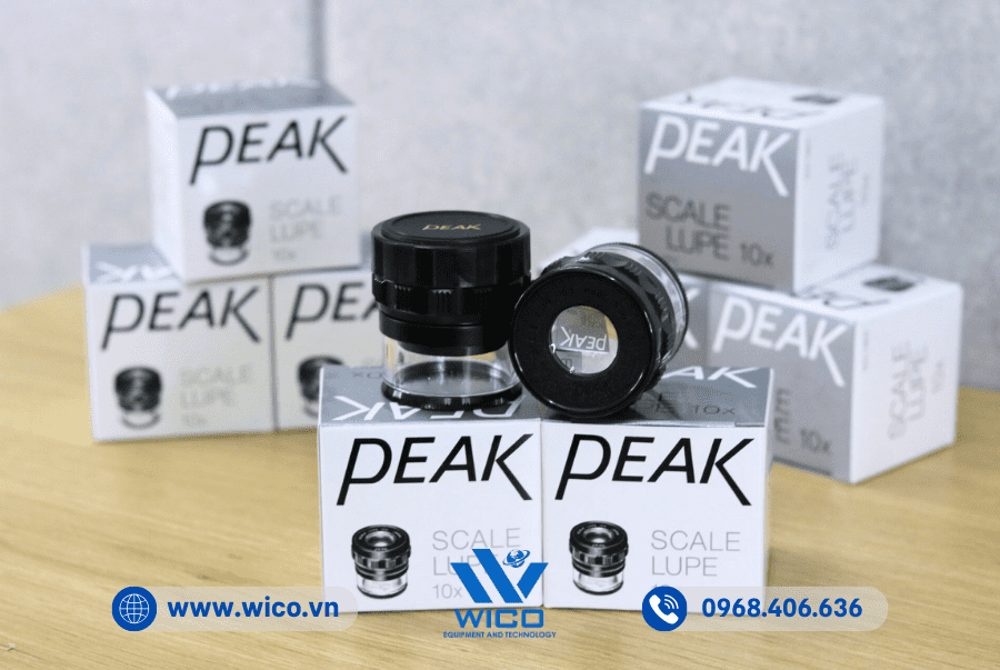 Một số hình ảnh thực tế Kính lúp Peak 1983-10x tại Văn phòng Wico