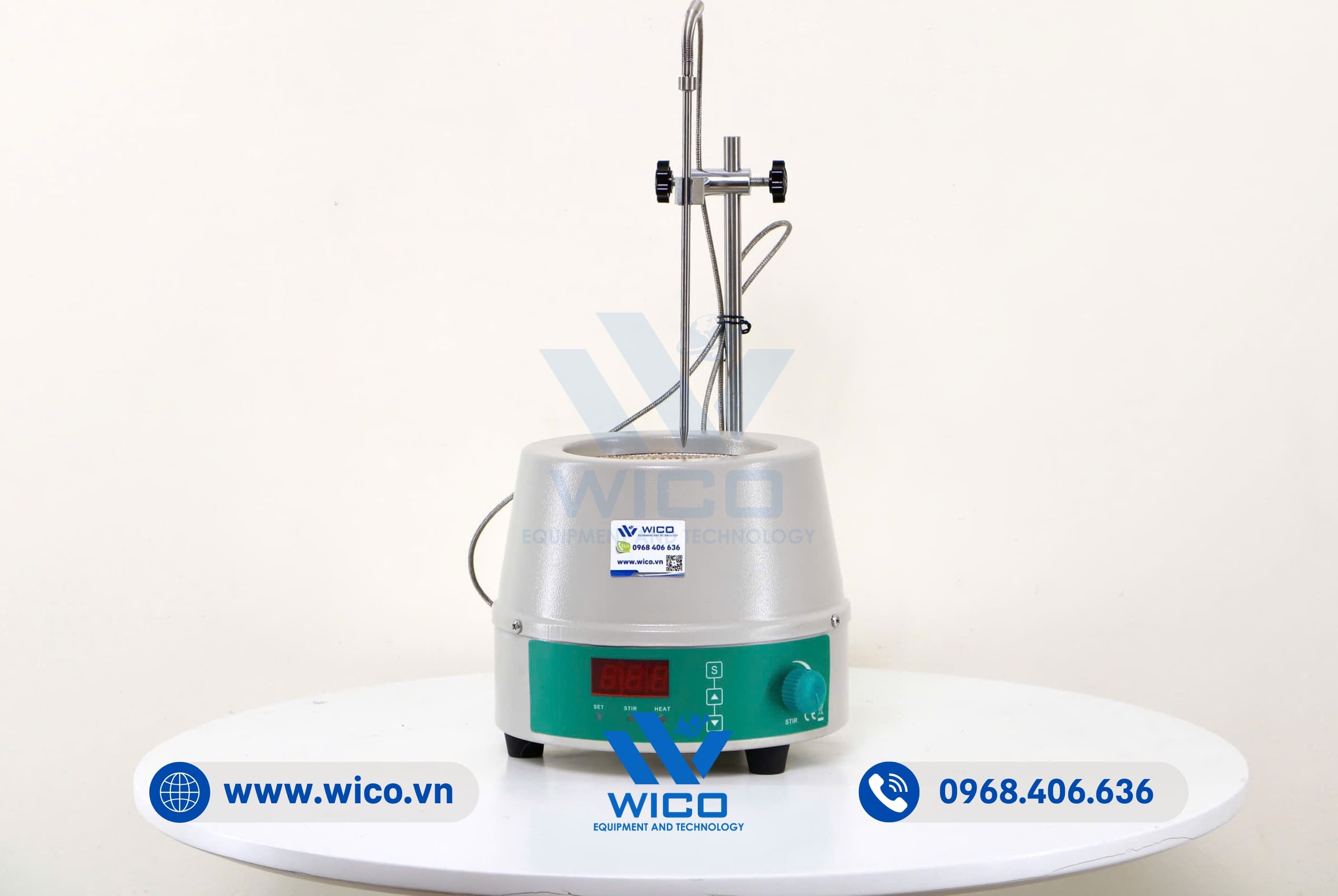 Bếp Đun Bình Cầu Có Khuấy 450 Độ C Xingchen 98-II-AB | 500 ml