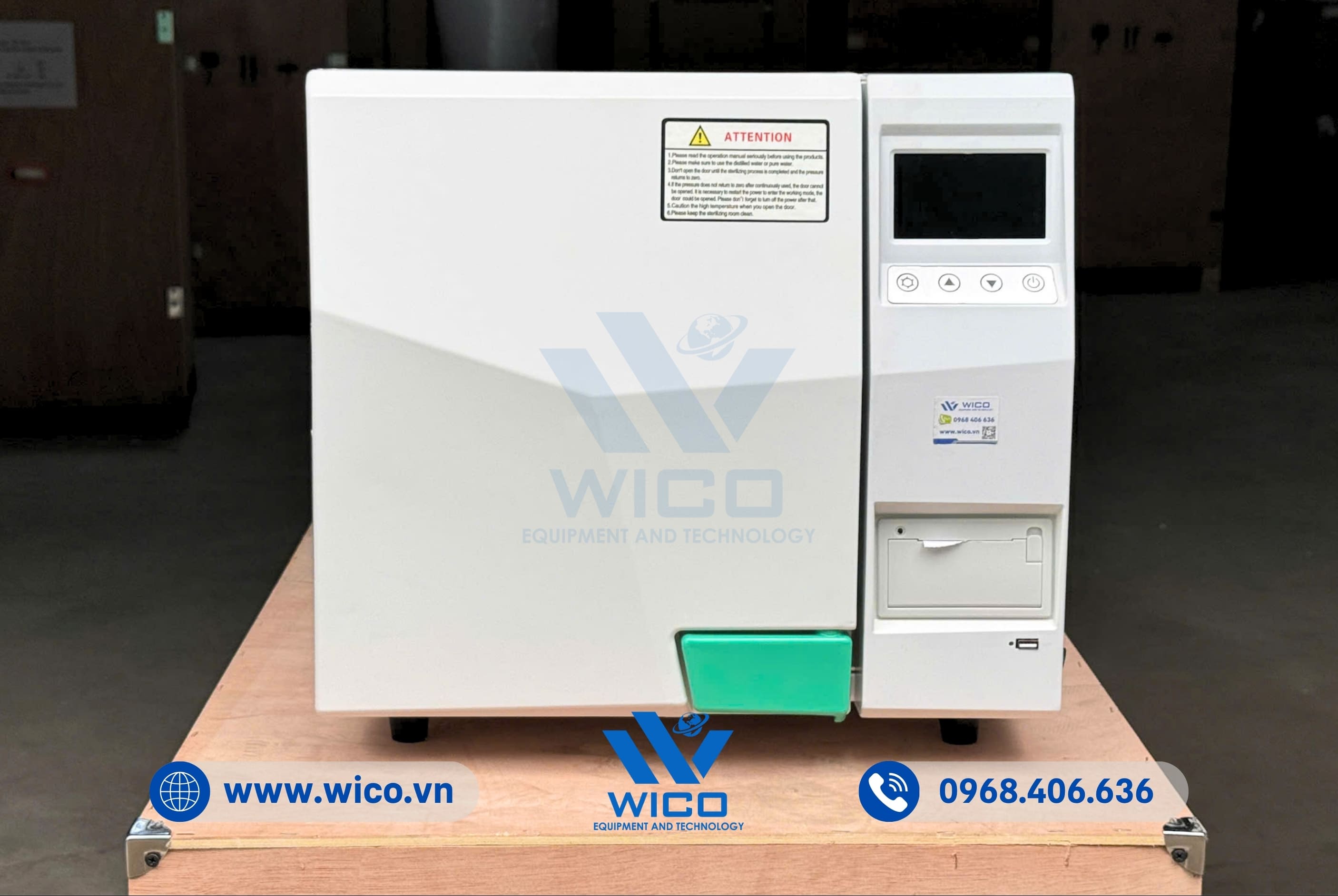 Nồi Hấp Sấy Chân Không Jibimed AC-24DV | 24 Lít (Màn hình màu LCD)