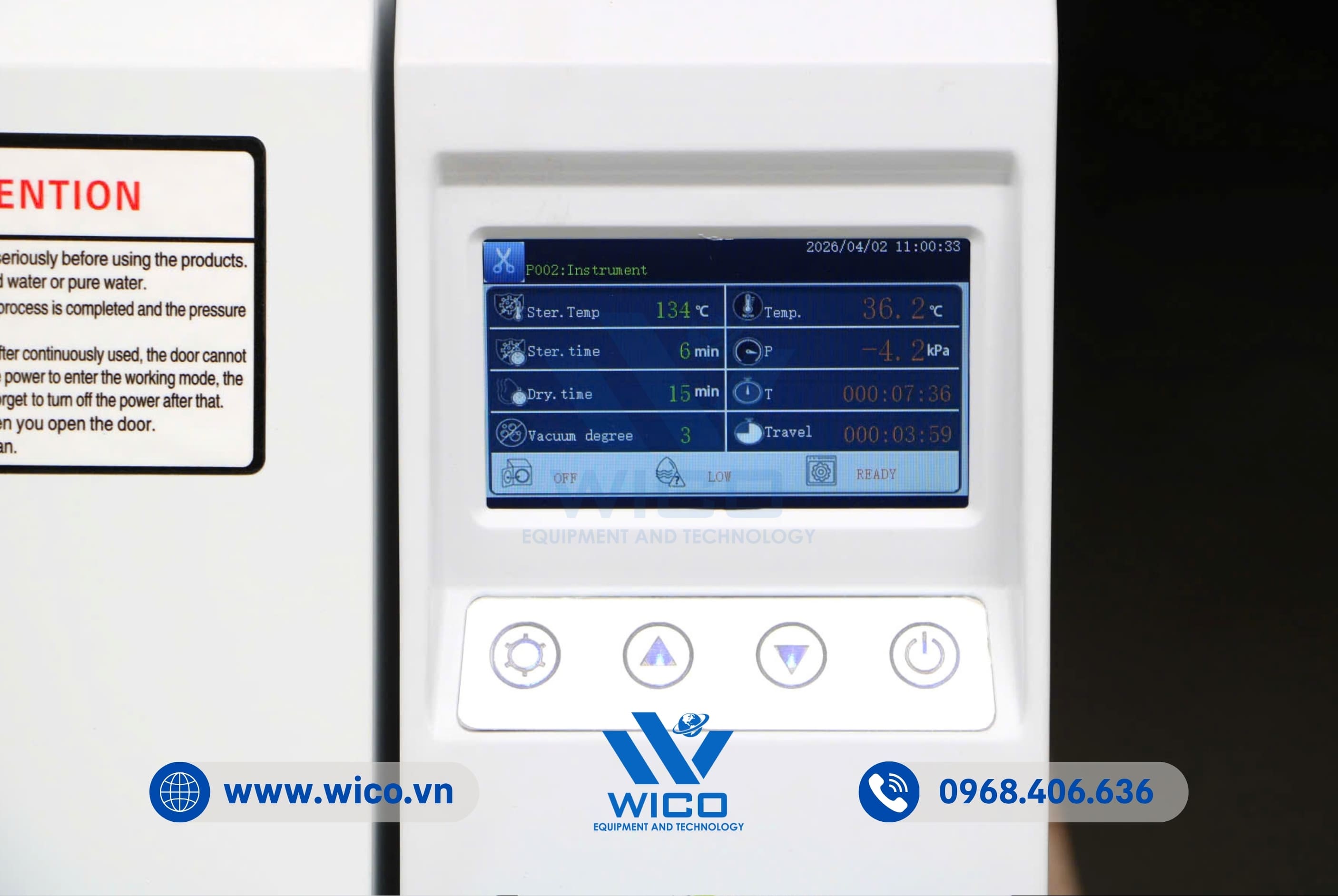 Nồi Hấp Sấy Chân Không Jibimed AC-24DV | 24 Lít (Màn hình màu LCD)