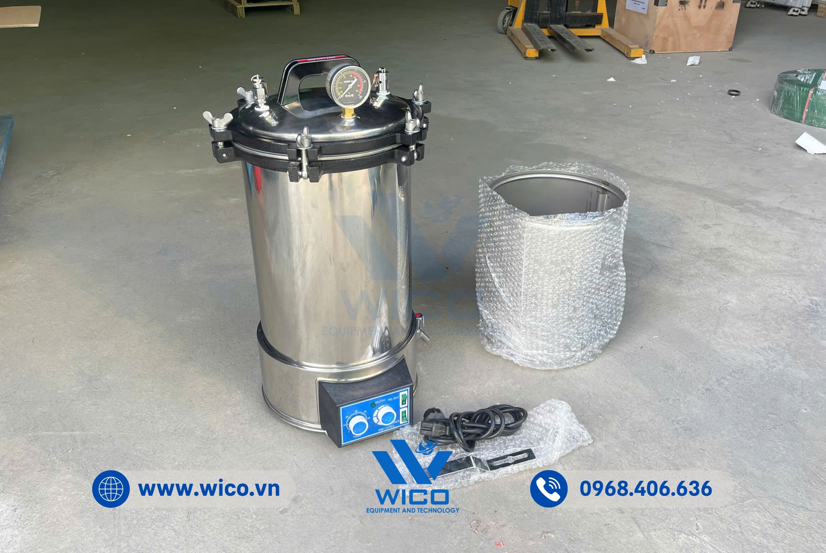 Nồi Hấp Tiệt Trùng Để Bàn Jibimed AC-24PJ | 24 Lít