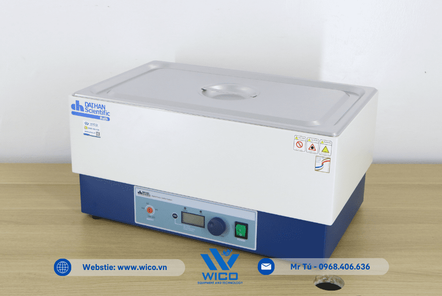 Bể Cách Thuỷ  Điều Nhiệt Daihan Hàn Quốc WB-22 | Nghiêng Trái