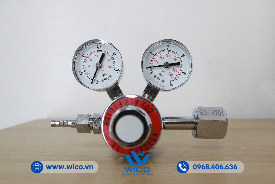 Van khí đảm bảo nồng độ CO2 ổn định hơn và tiêu thụ ít khí CO2 hơn