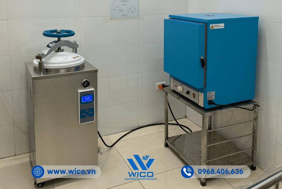 Bàn giao Nồi hấp tiệt trùng LS-100HD tại phòng thí nghiệm ở Đồng Nai