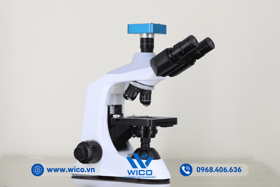 Bộ Kính Hiển Vi Kết Nối Camera 38MP ICC-1038 | Nghiêng Phải