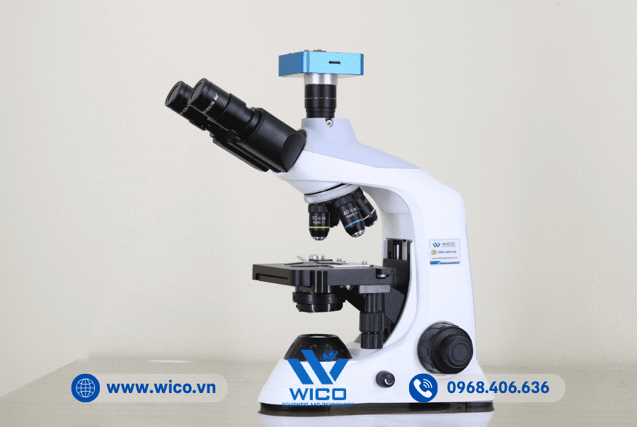 Bộ Kính Hiển Vi Kết Nối Camera 38MP ICC-1038 | Nghiêng Trái