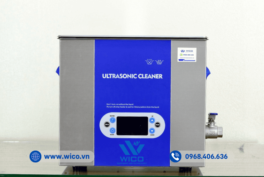 Bể rửa siêu âm Jiyuanda WUC-200 được thiết kế bằng thép không gỉ