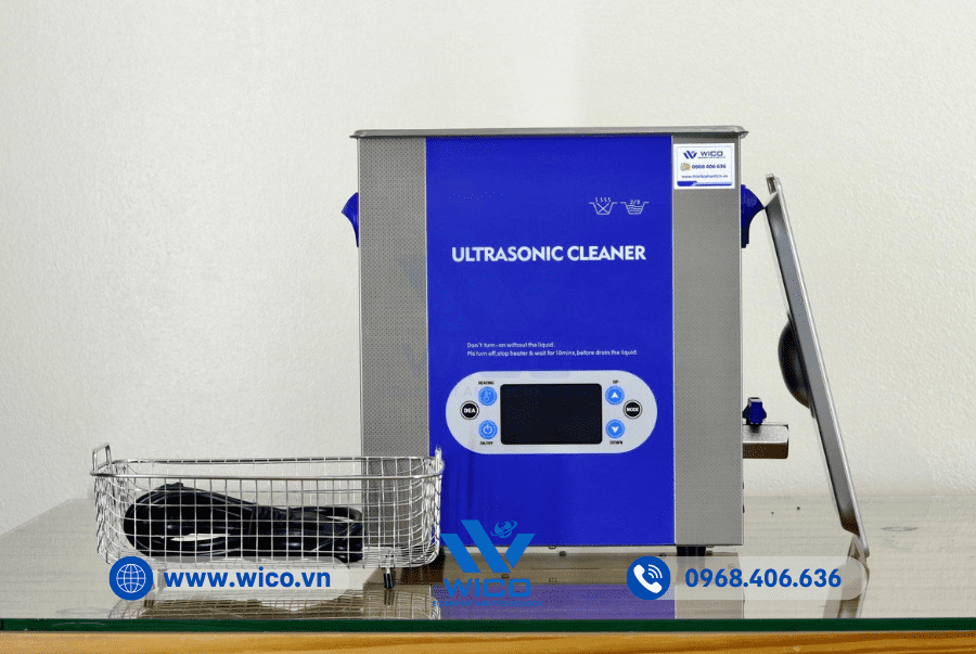 Bể rửa siêu âm Jiyuanda WUC-45 được thiết kế hoàn toàn bằng thép không gỉ cao cấp