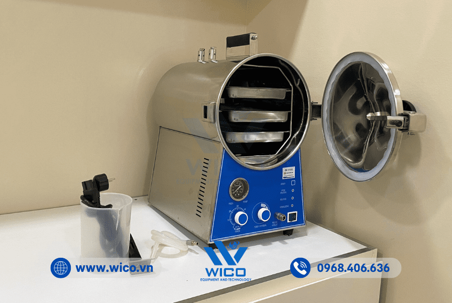 Nồi hấp tiệt trùng Jibimed TM-T24J bàn giao tại một bệnh viện có tiếng ở Hà Nội