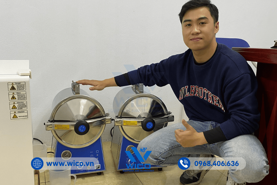 Kỹ thuật Wico bàn giao và hướng dẫn sử dụng Nồi hấp tiệt trùng Jibimed TM-T16J