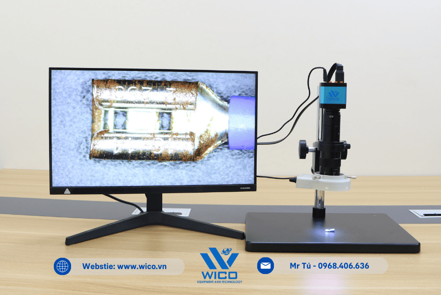 Bộ Kính Hiển Vi Điện Tử 14MP SHRC-18M | Kèm Màn Hình HDMI