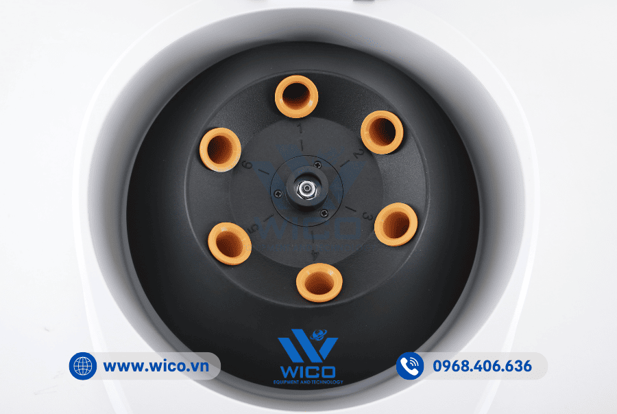 Rotor góc 6 ống của máy ly tâm DM0506