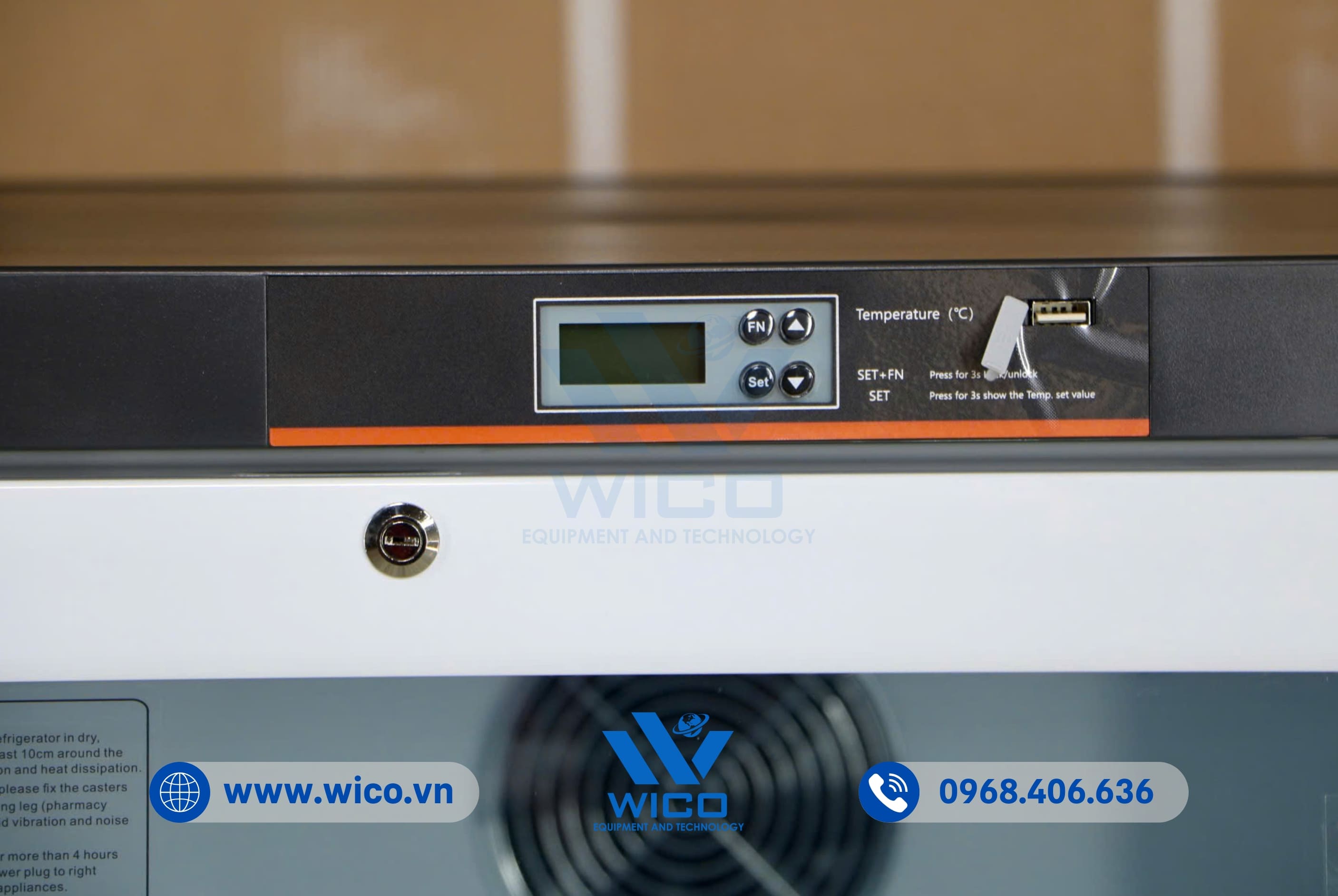 Tủ Bảo Quản Dược/Vắc Xin 2-8 Độ C Midea 126 Lít MC-5L126 | Kiểu Đứng