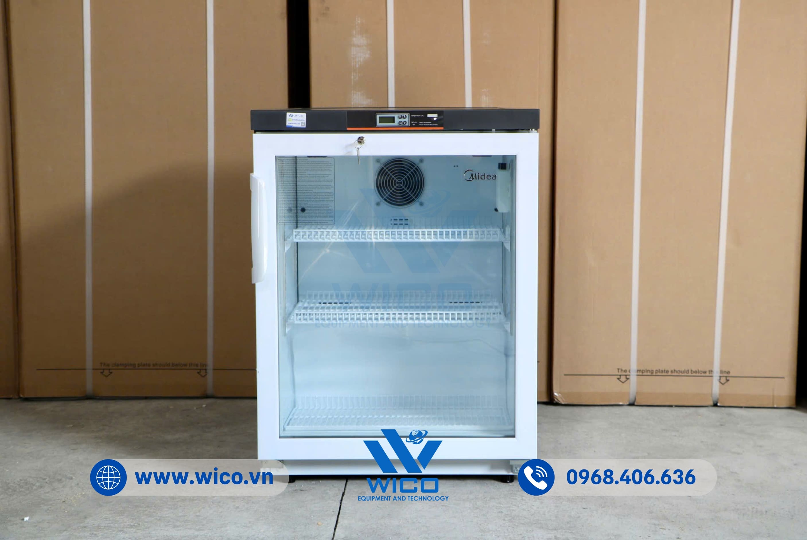 Tủ Bảo Quản Dược/Vắc Xin 2-8 Độ C Midea 126 Lít MC-5L126 | Kiểu Đứng