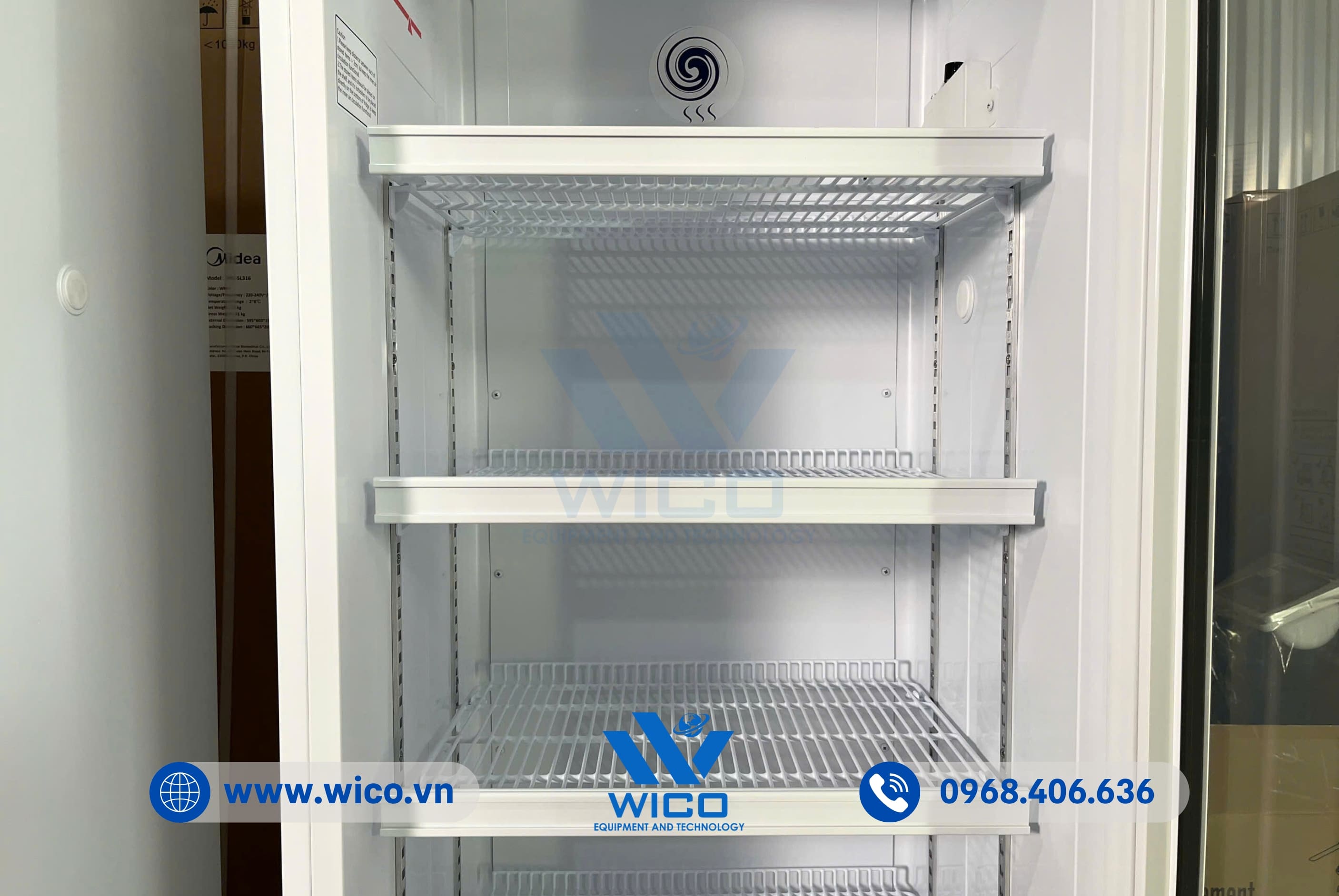 Tủ Bảo Quản Dược/Vắc Xin 2-8 Độ C Midea 316 Lít MC-5L316 | Kiểu Đứng