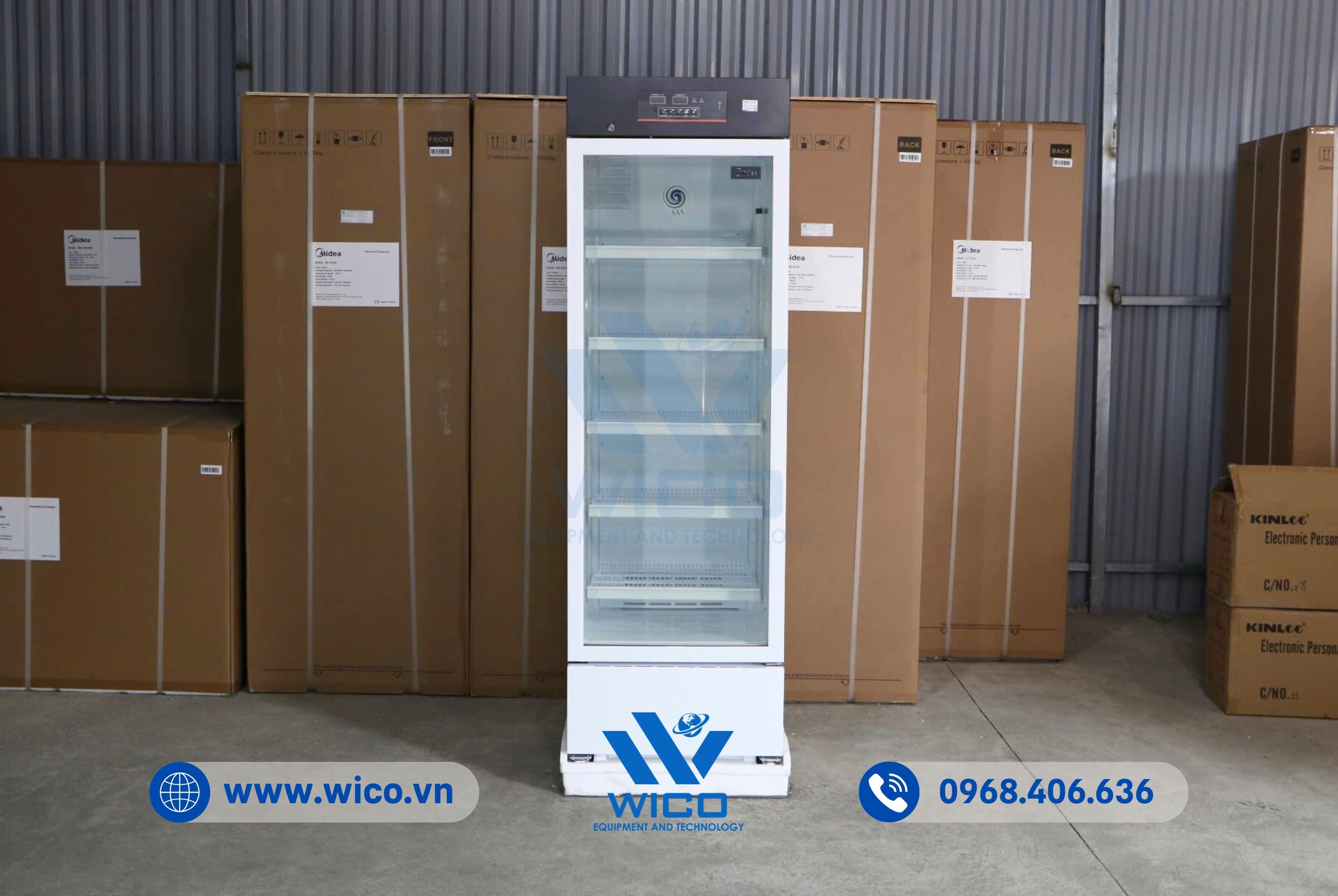 Tủ Bảo Quản Dược/Vắc Xin 2-8 Độ C Midea 316 Lít MC-5L316 | Kiểu Đứng