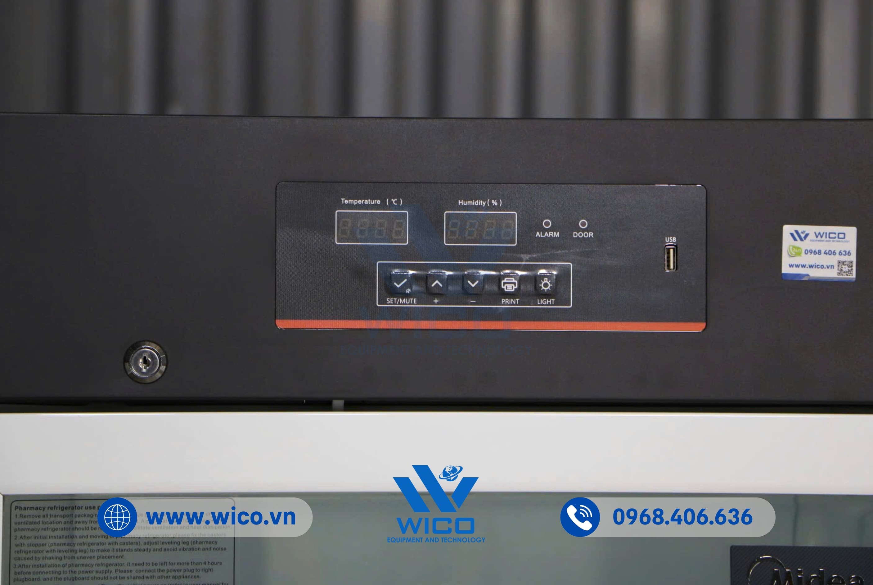 Tủ Bảo Quản Dược/Vắc Xin 2-8 Độ C Midea 316 Lít MC-5L316 | Kiểu Đứng