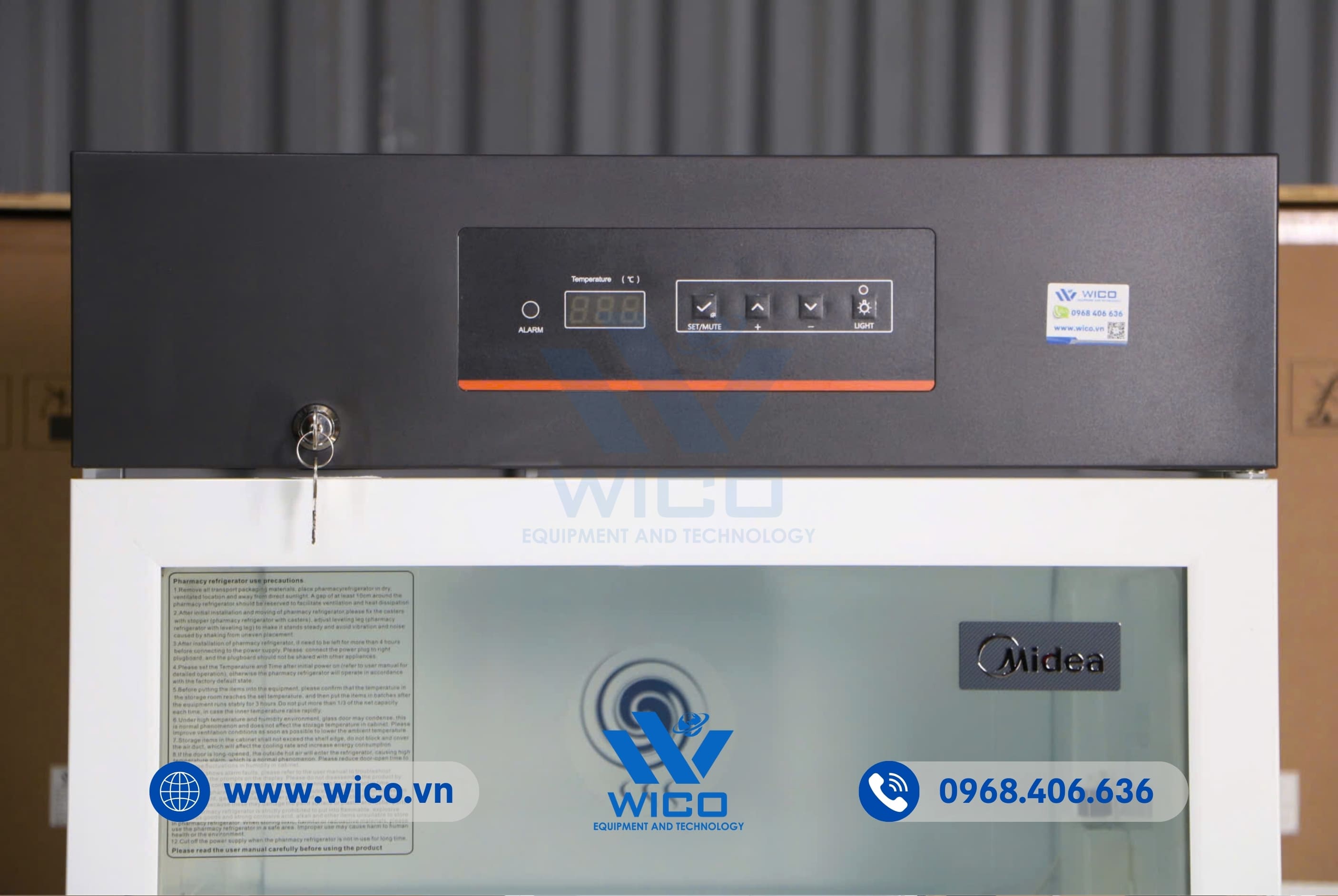 Tủ Bảo Quản Dược/Vắc Xin 2-8 Độ C Midea 316 Lít MC-5L316B | Kiểu Đứng
