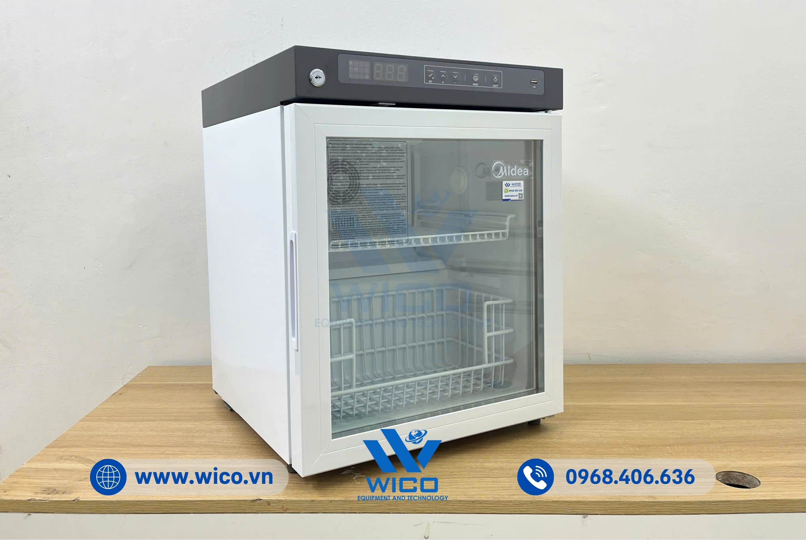 Tủ Bảo Quản Dược/Vắc Xin 2-8 Độ C Midea 42 Lít MC-5L42