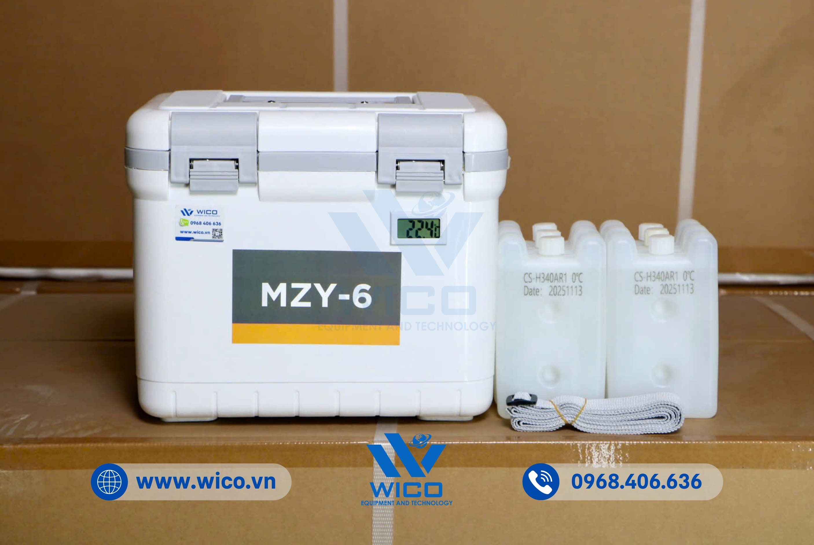 Hộp Bảo Quản Vắc Xin Midea MZY-6 | 6 Lít