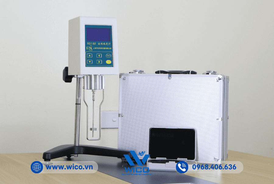 Trọn bộ cung cấp khi mua máy đo độ nhớt NDJ-8S tại Wico