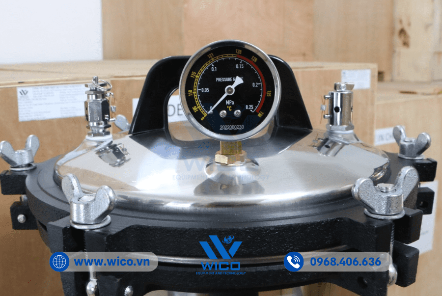 Đồng hồ áp suất Nồi hấp tiệt trùng để bàn YX-18LDJ