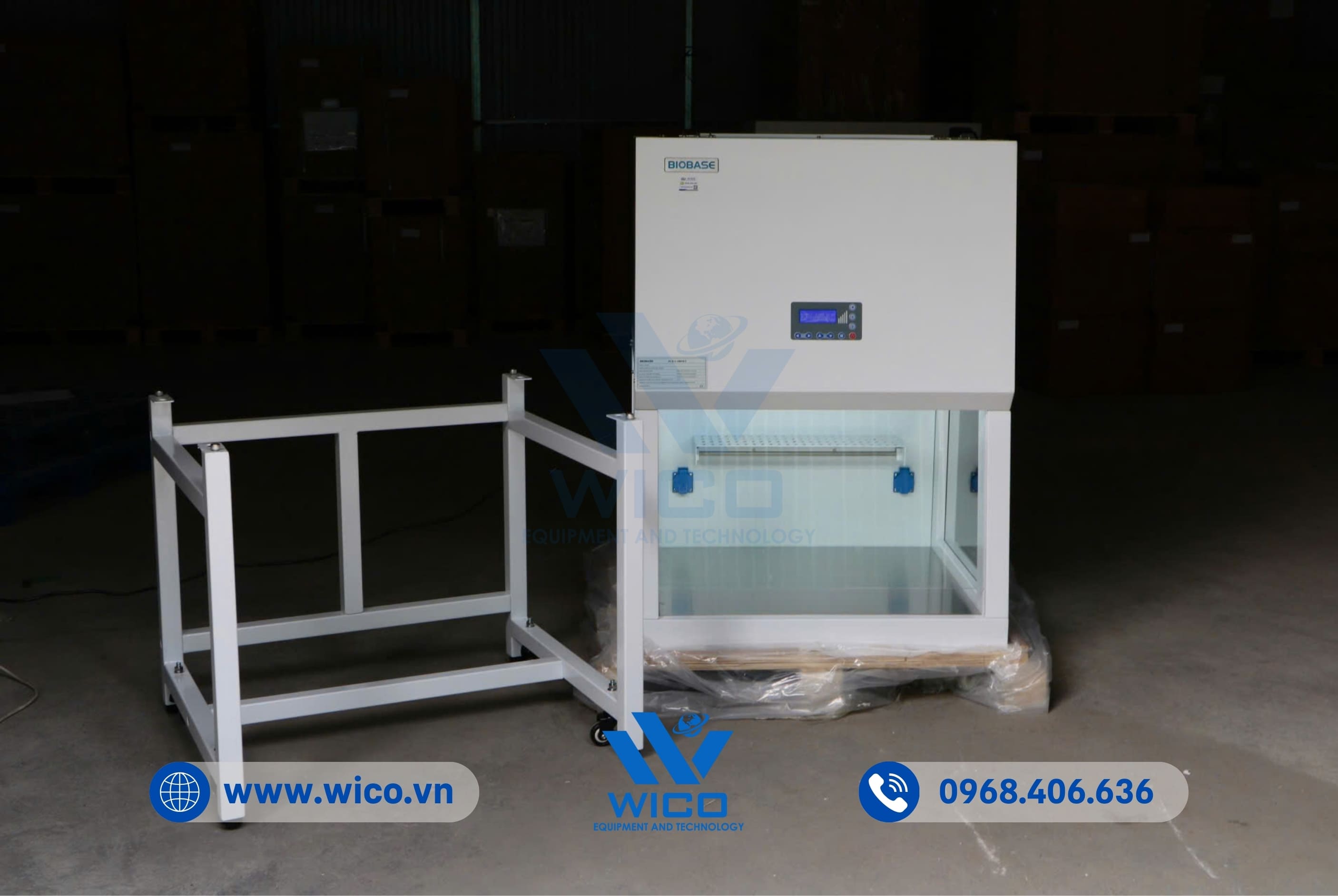 Tủ Thao Tác PCR Biobase PCR-800 | 0.8m - Nâng Hạ Chỉnh Điện