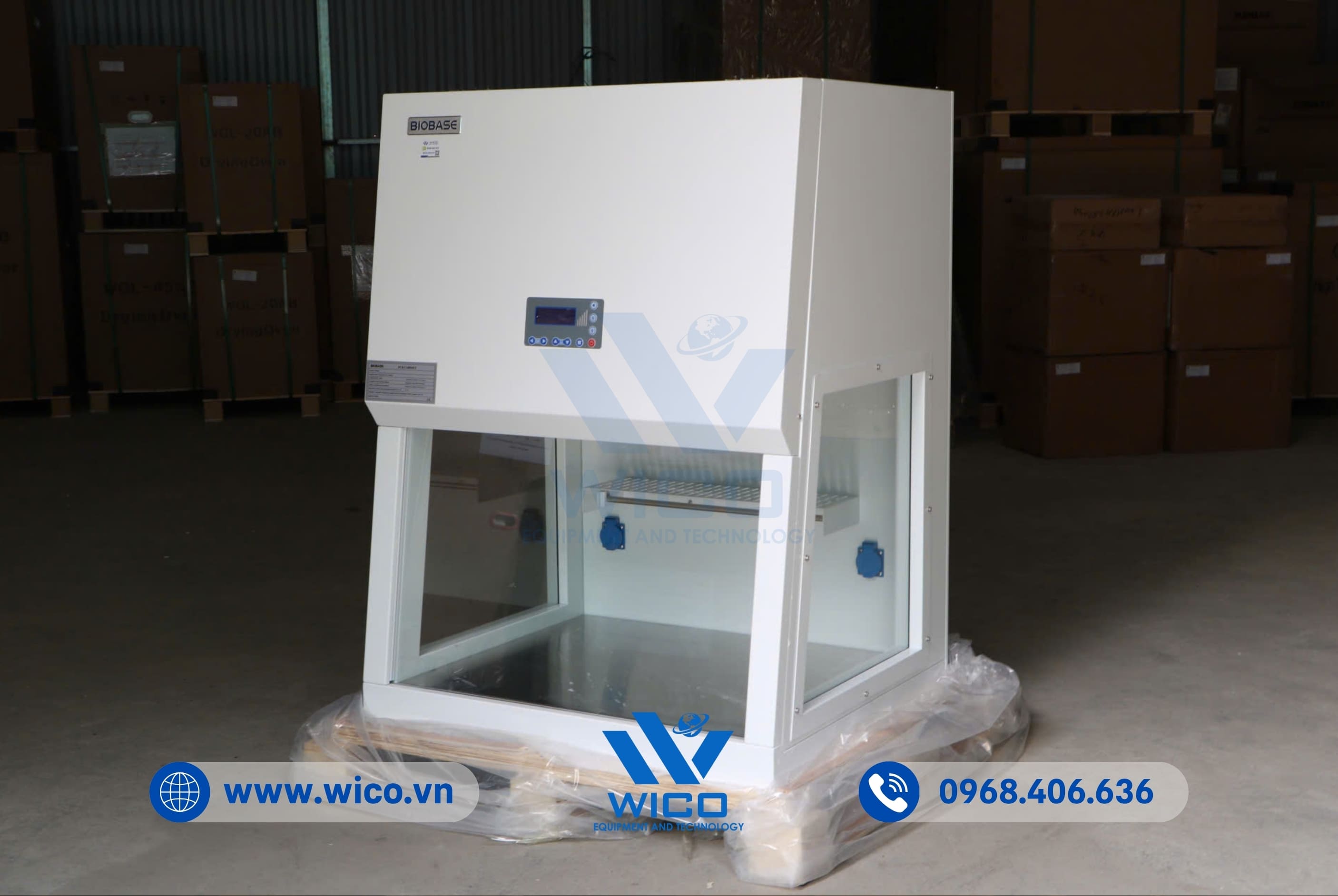 Tủ Thao Tác PCR Biobase PCR-800 | 0.8m - Nâng Hạ Chỉnh Điện