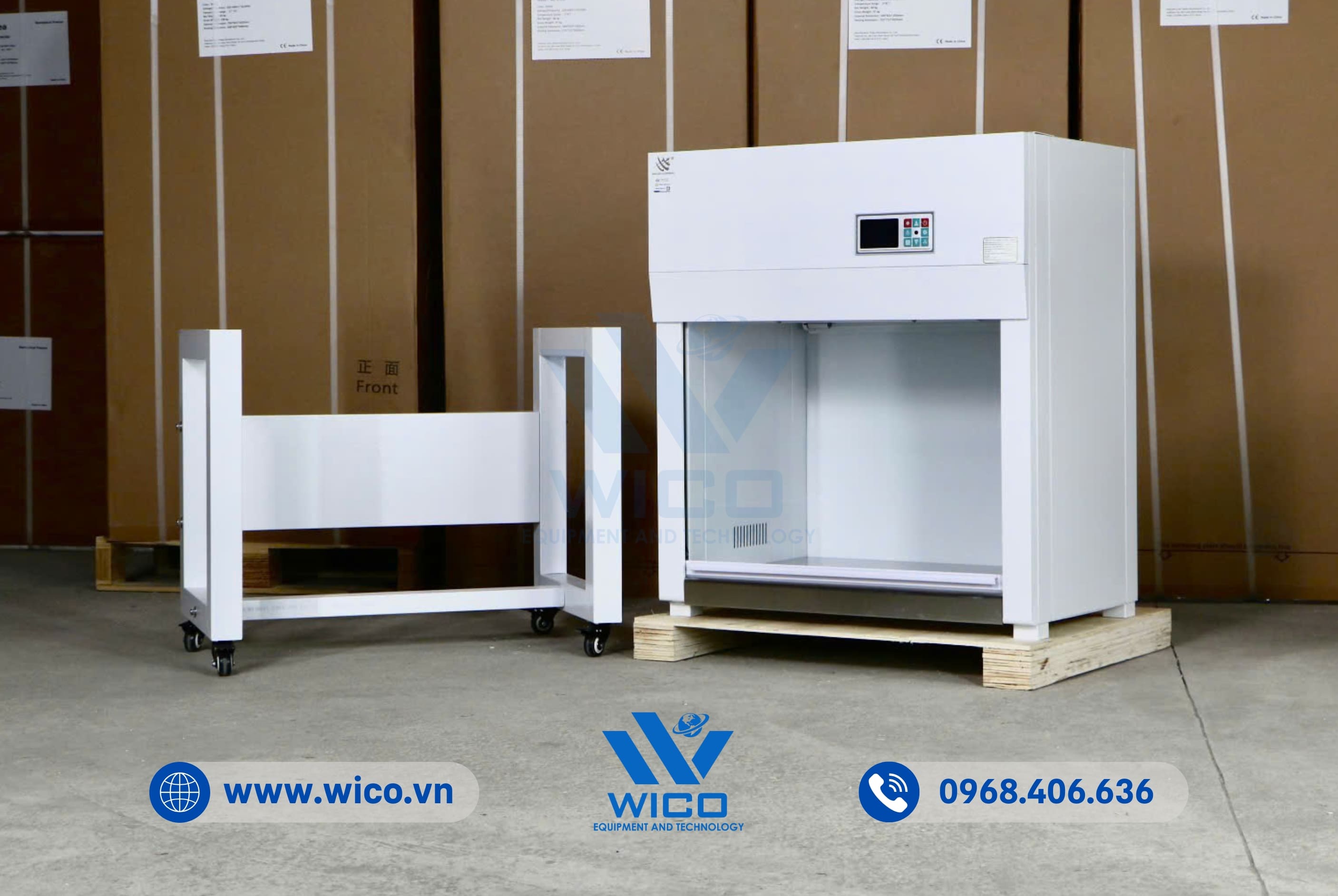 Tủ Cấy Vi Sinh Thổi Đứng 1 Người Thao Tác SW-CJ-1FD | Chân Đế Rời