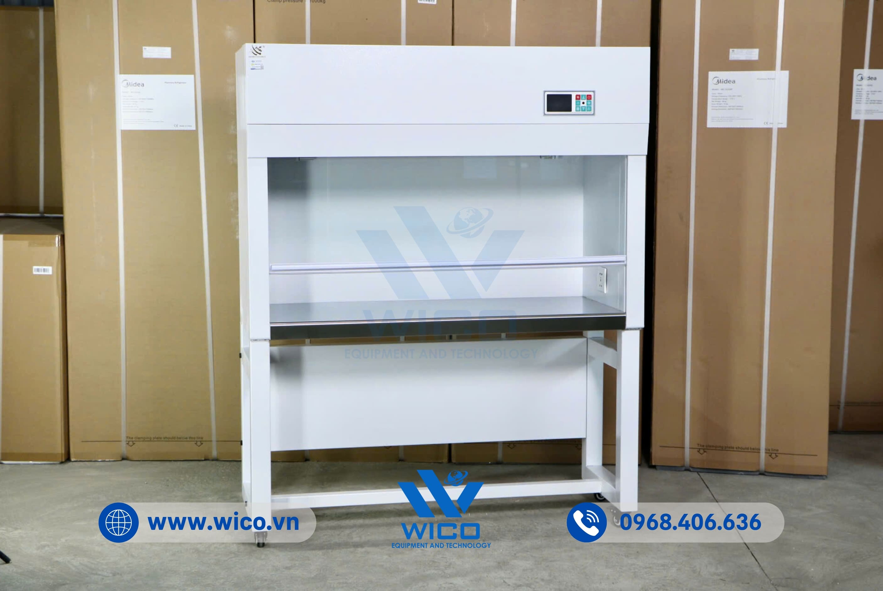 Tủ Cấy Vi Sinh Thổi Đứng 2 Người Thao Tác SW-CJ-2FD | Chân Đế Rời