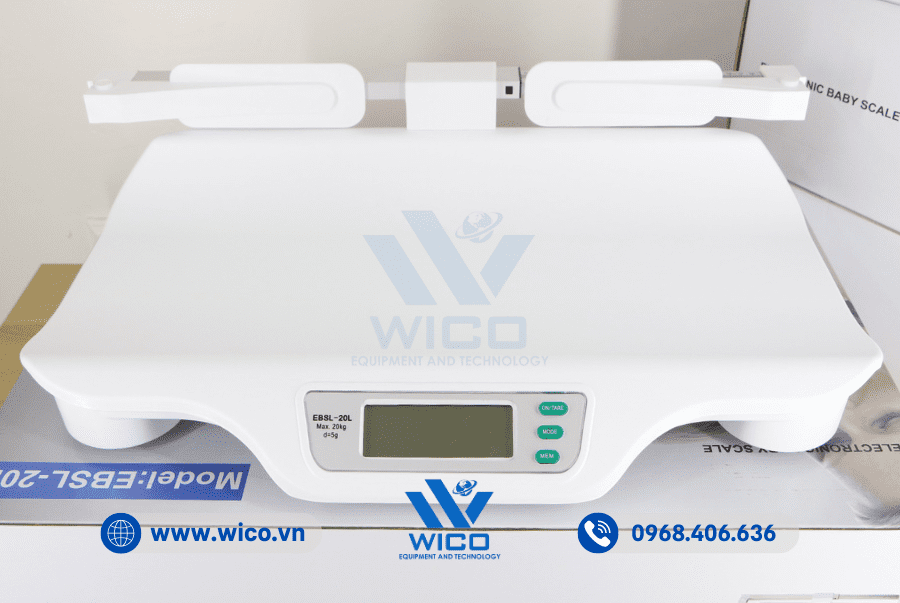Cân Trẻ Em Điện Tử Kèm Thước Đo EBSL-20L