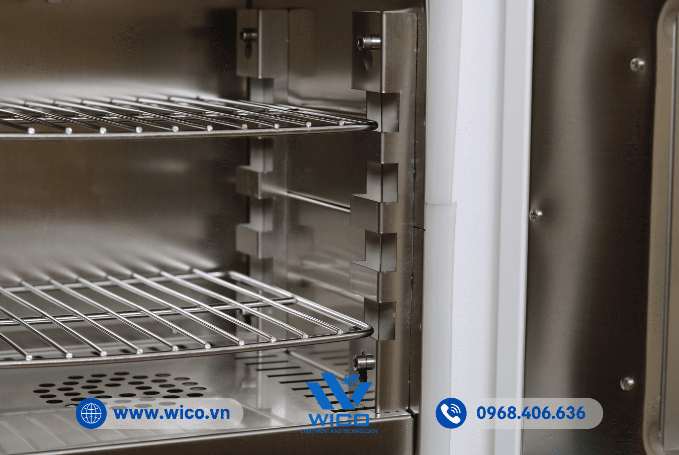 Buồng Tủ sấy đối lưu cưỡng bức WGL-20AB được làm bằng inox