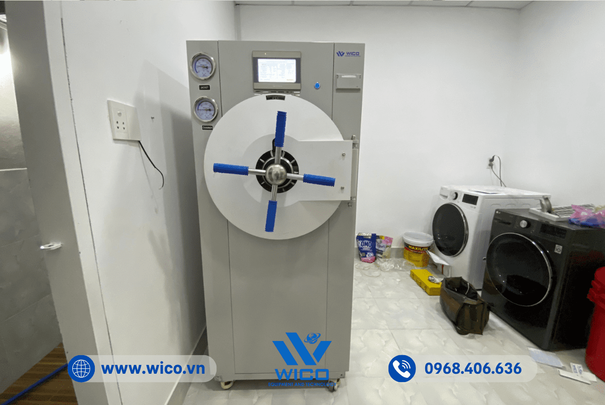 Bàn giao Nồi hấp tiệt trùng WS-YV tại Đồng Nai