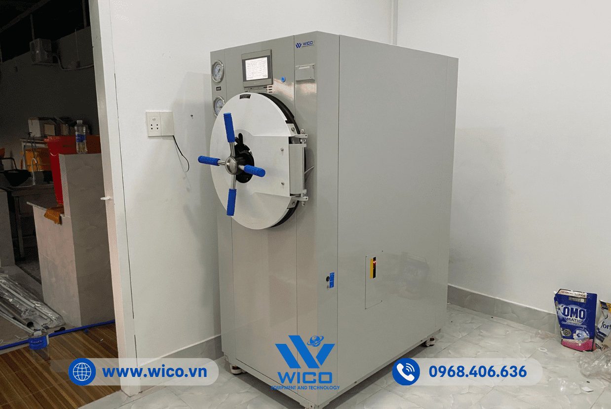 Bàn giao Nồi hấp tiệt trùng WS-YV tại Đồng Nai
