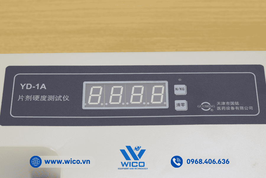 Màn hình Máy đo độ cứng thuốc viên YD-1A