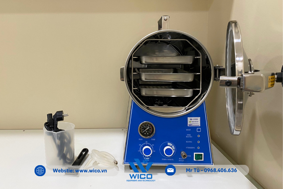 Một số hình ảnh Nồi hấp TM-T16J tại cơ sở bàn giao