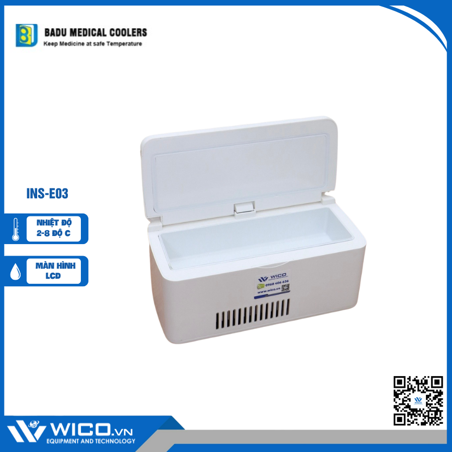 Hộp Bảo Quản Insulin Trung Quốc INS-E03 | Màu Trắng