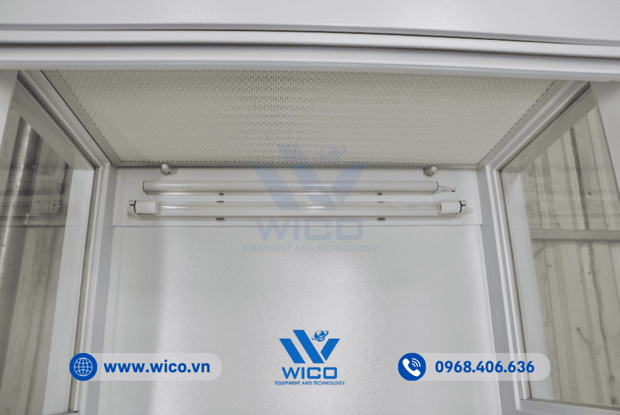 Tủ thiết kế kèm đèn huỳnh quang và đèn UV
