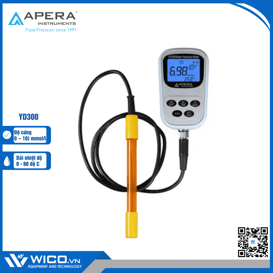 Máy đo độ cứng của nước cầm tay YD300 Apera - Mỹ
