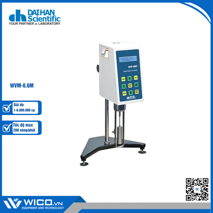 Máy Đo Độ Nhớt Daihan Hàn Quốc WVM-0.6M