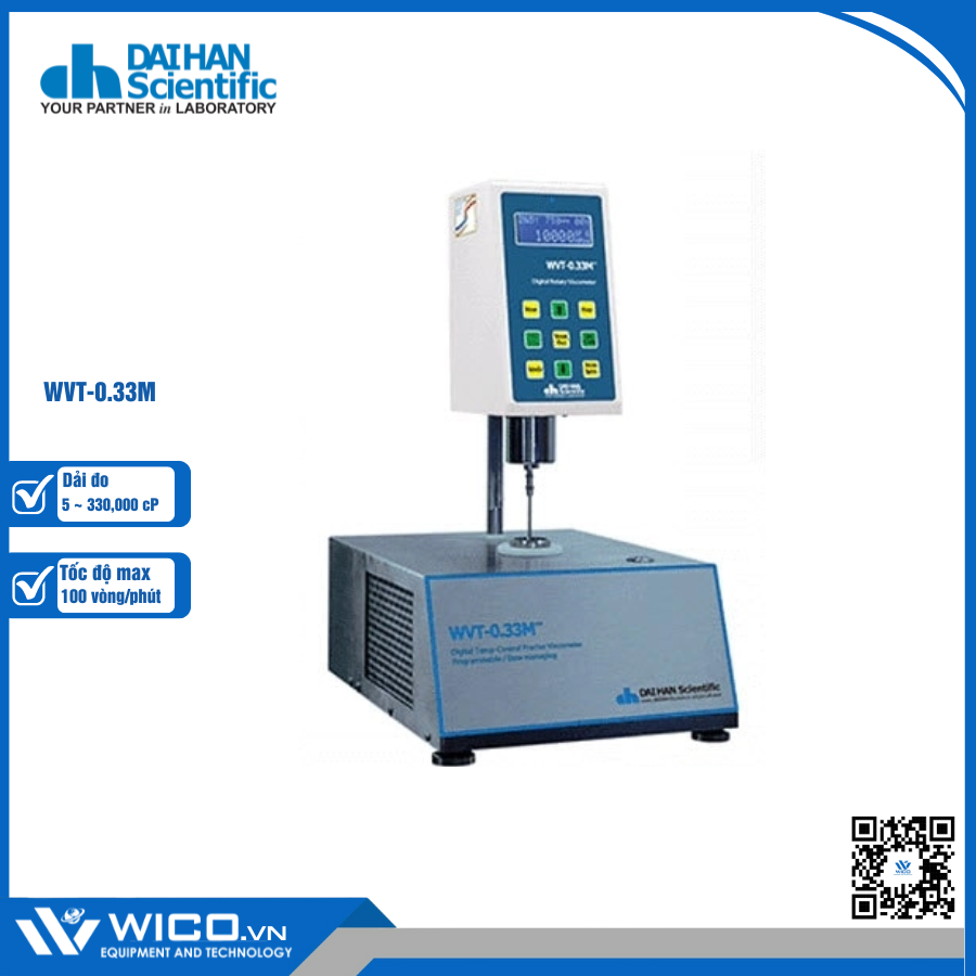 Máy Đo Độ Nhớt Daihan Hàn Quốc WVT-0.33M