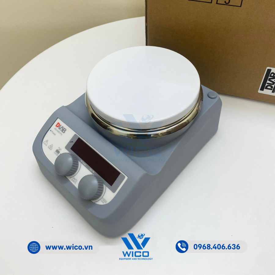 Kiểm tra máy khuấy từ Dlab MS-H280-Pro trước khi giao hàng cho khách