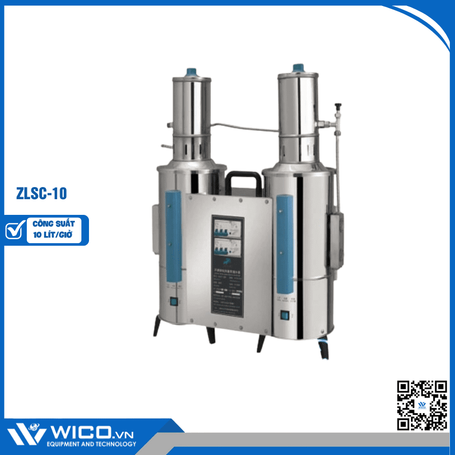 Máy Cất Nước Hai Lần Tự Động Trung Quốc ZLSC-10 | 10 lít/giờ