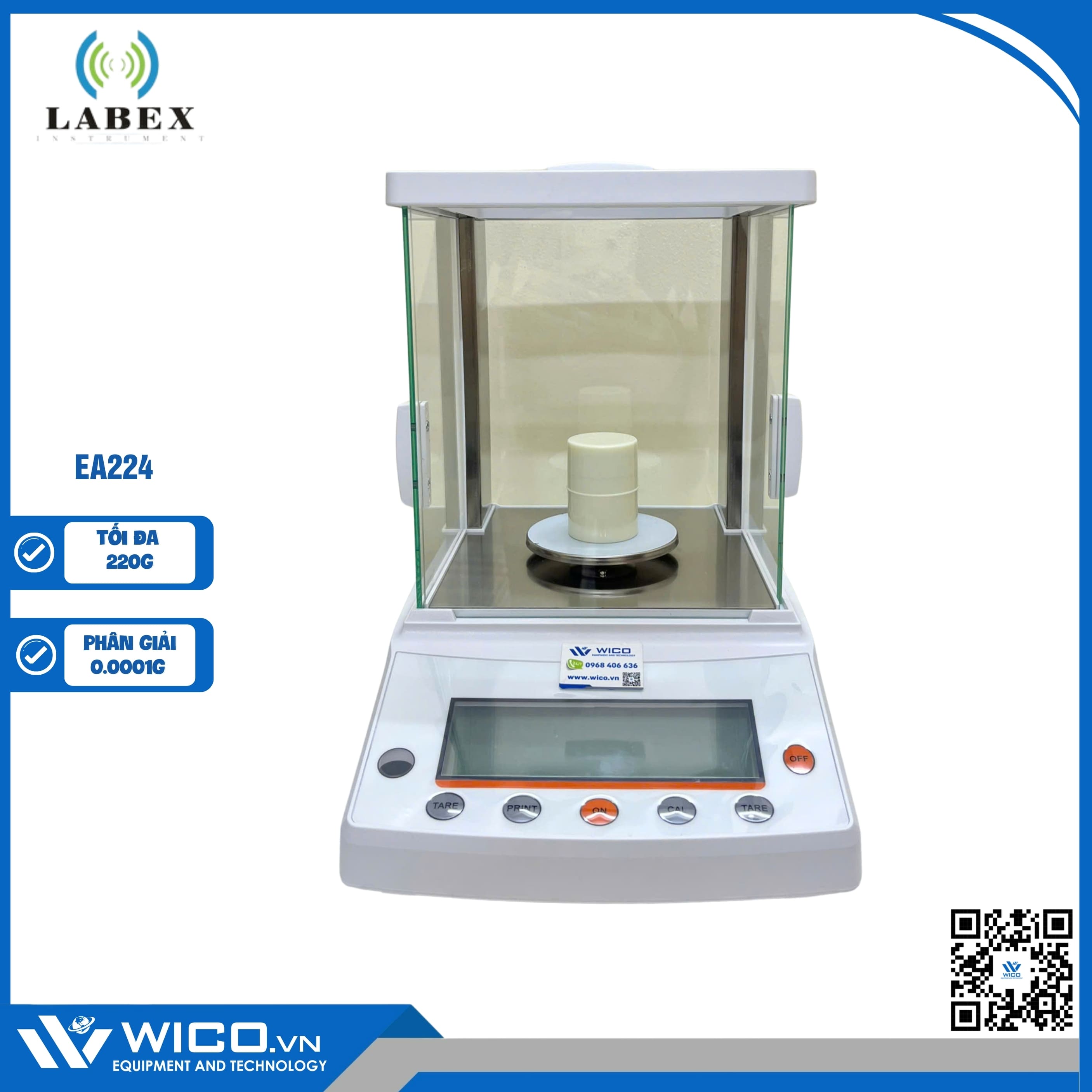 Cân Kỹ Thuật 4 Số Lẻ Labex - Anh EA224 | Max 220g