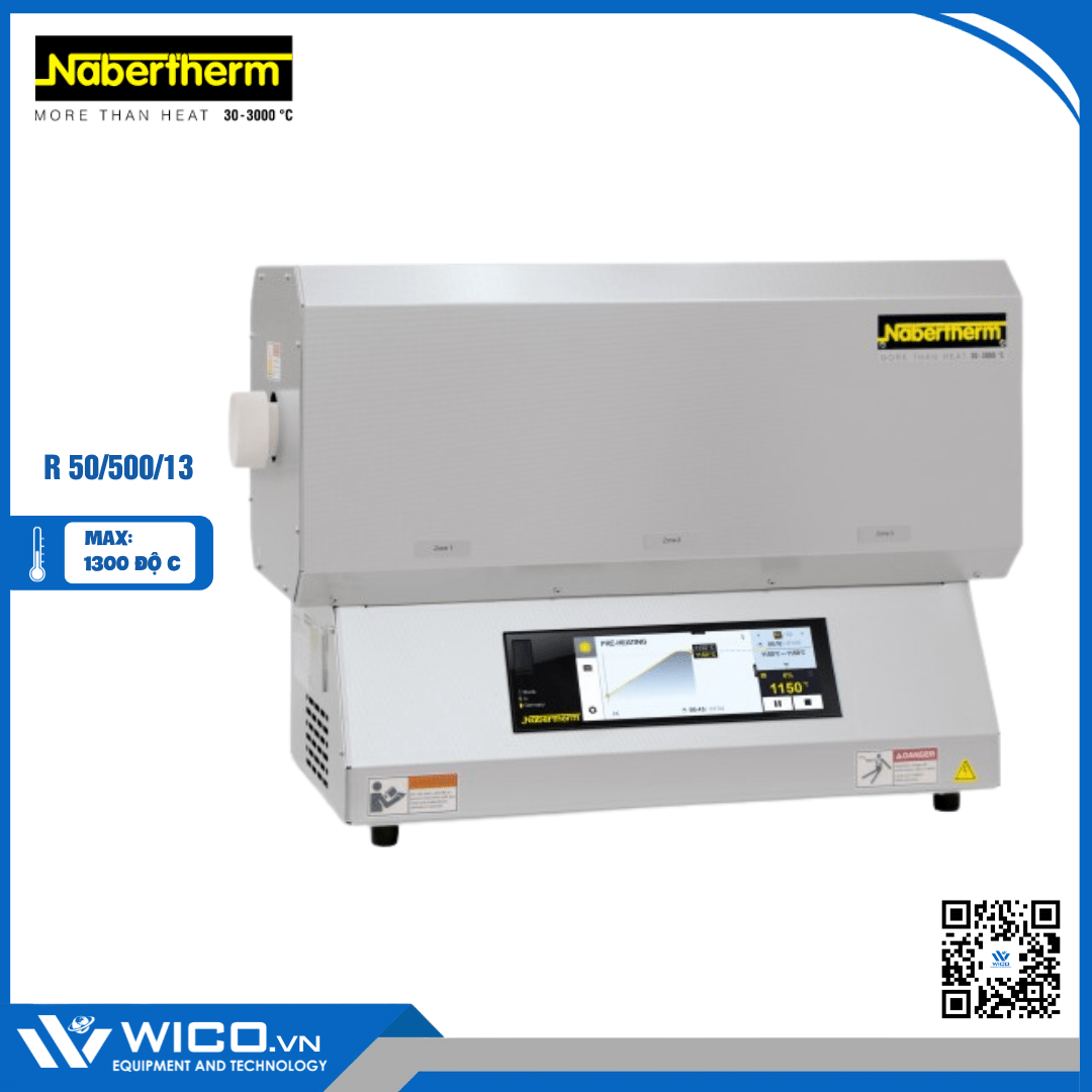 Lò Nung Nhiệt Ống Nabertherm 1300 Độ R 50/500/13