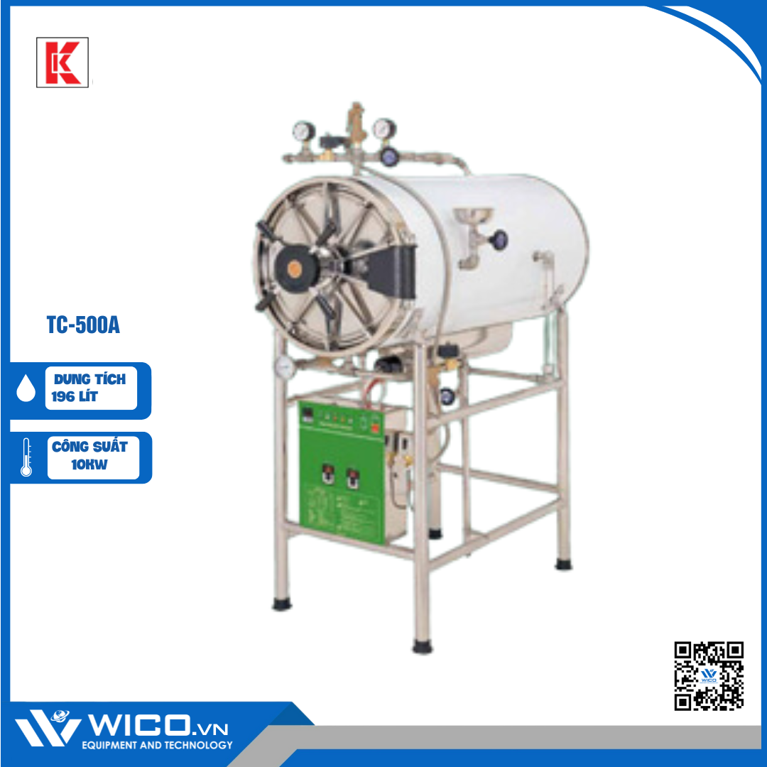 Nồi Hấp Tiệt Trùng 196 Lít Gemmy Đài Loan TC-500A