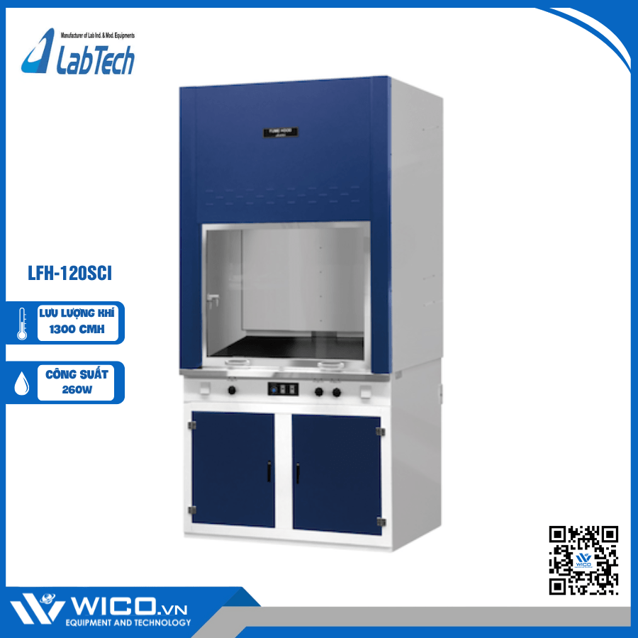 Labetch Tủ Hút Khí Độc Labtech Hàn Quốc LFH-120SCI | 1.2m | Wico Việt Nam