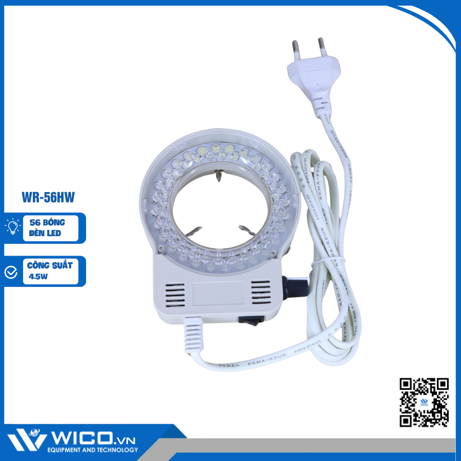 Đèn LED Ring Cho Kính Hiển Vi Soi Nổi WR-56HW